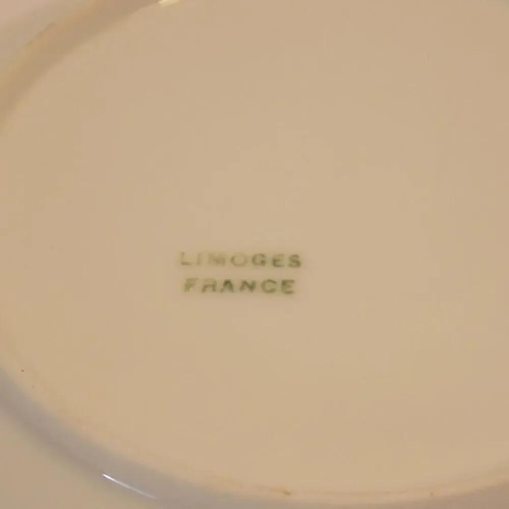 Vintage Limoges demitasse cup and saucer